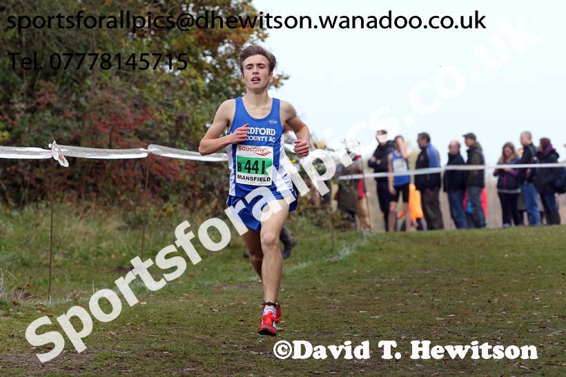 Men under-17s, National Cross Country Relays, Berry Park, Mansfield. Photo: David T. Hewitson/Sports for All Pics